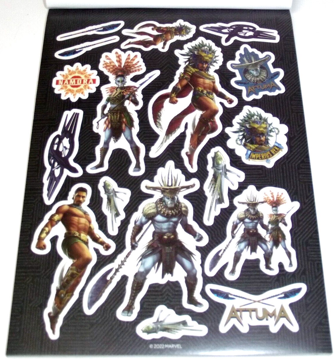 NEW Black Panther Wakanda Forever Create-A-Scene 90 Stickers Coloring Book Pad