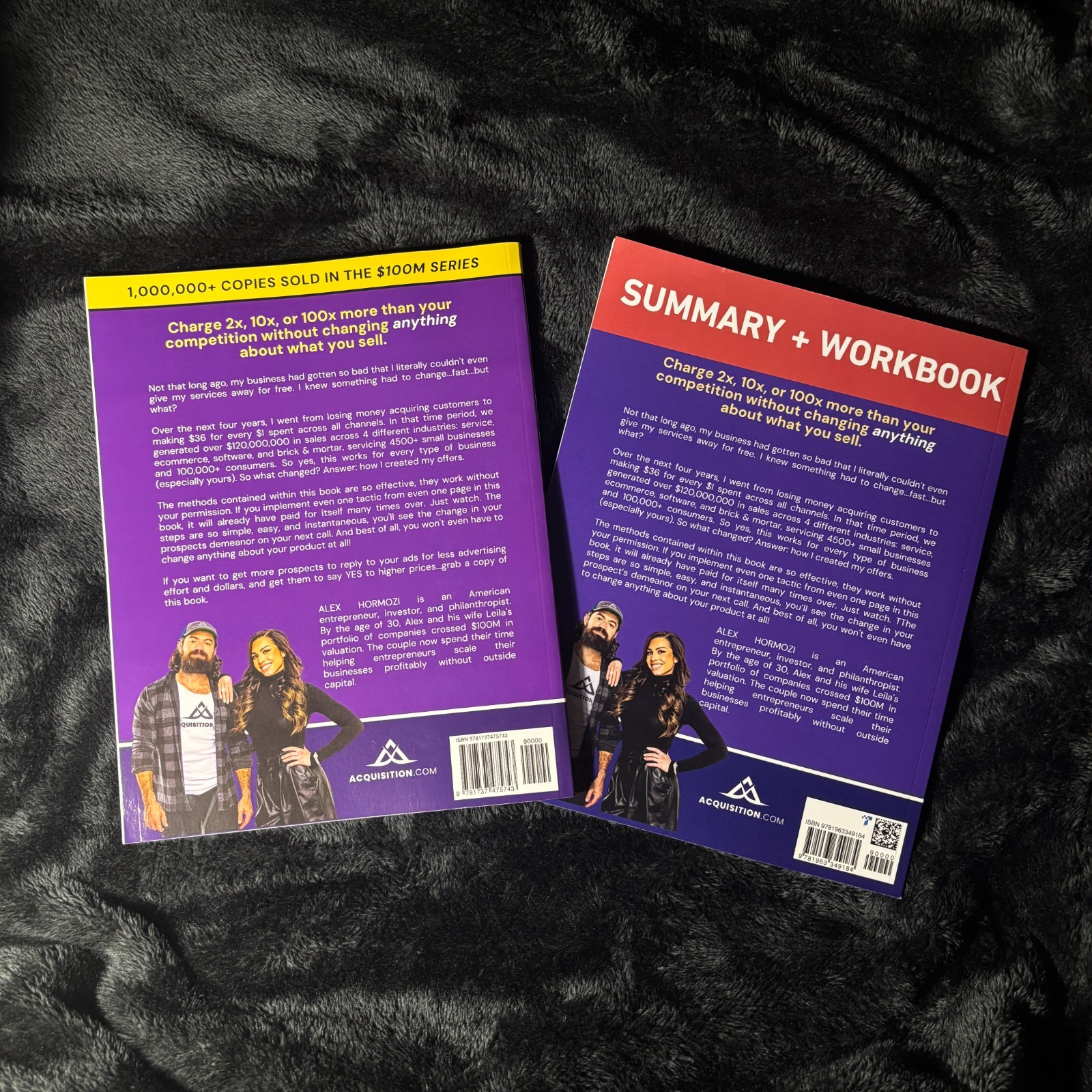 $100M Offers Book Bundle Alex Hormozi + Workbook Business Marketing Sales Guide