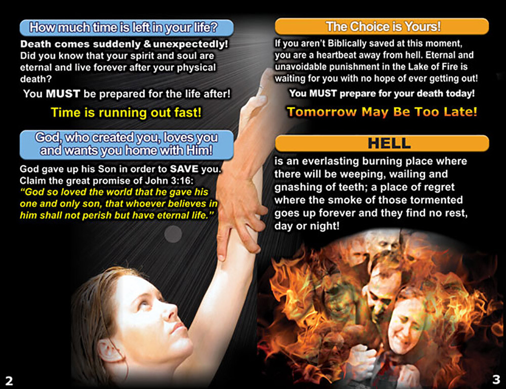 ENGLISH(NIV) Gospel Bible Tracts, Pack of 40 units in 4 Covers, 12 Pages Each