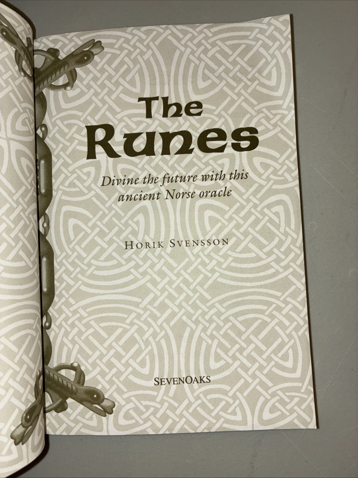 The Runes Book“ by Horik Svensson Paperback 128 Pages
