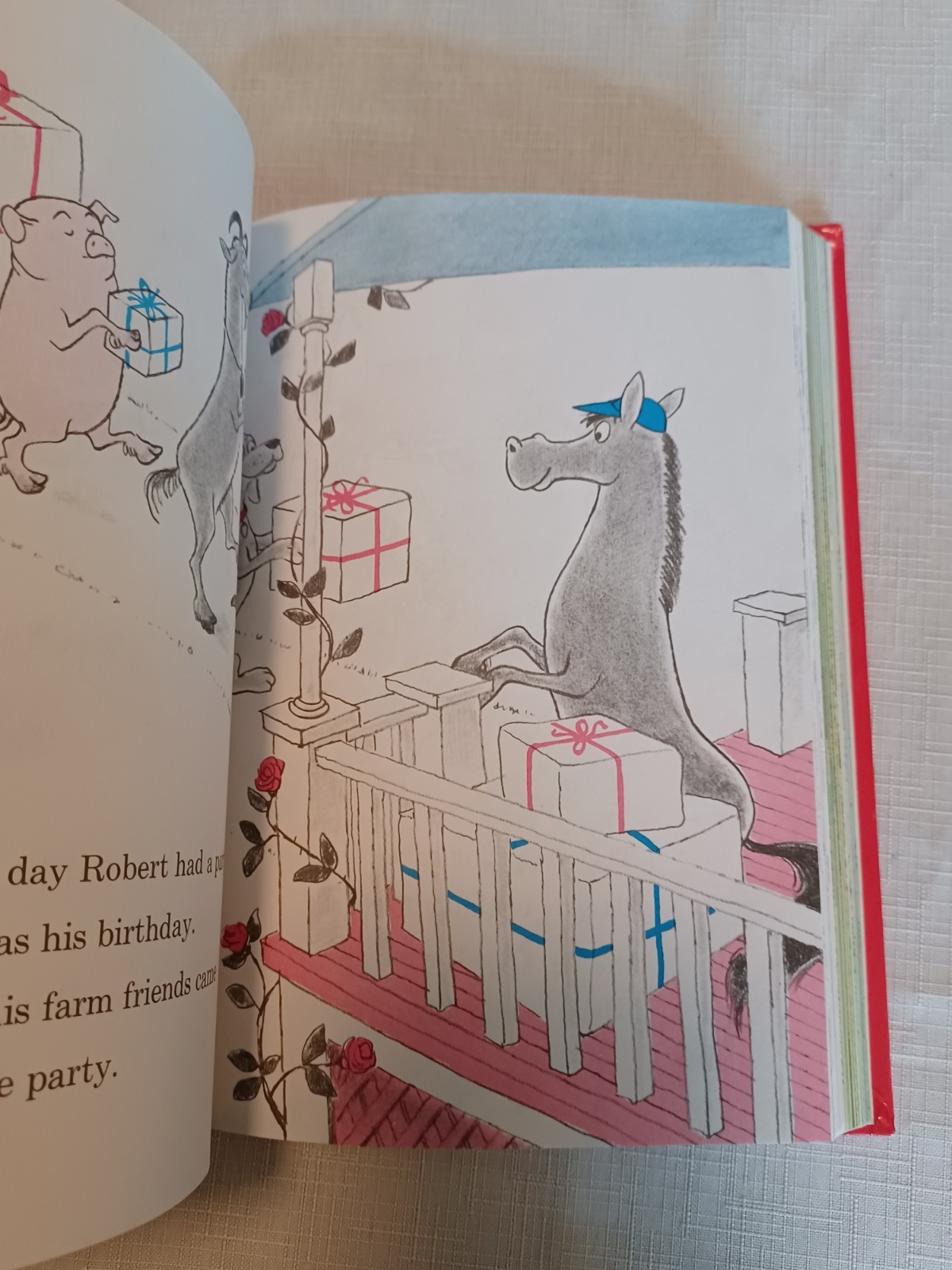 1995 Dr. Seuss The Big Red Book of Beginner Hard Cover 6 Stories Book 344 Pages