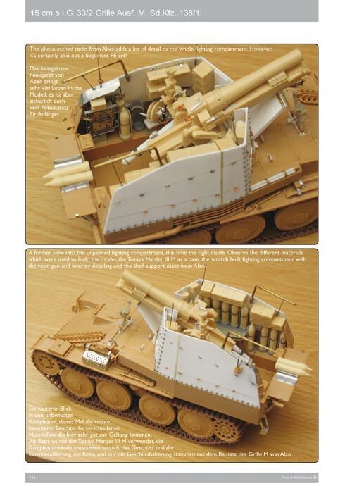Nuts & Bolts Vol. 22 Sd.Kfz. 138/1 / Part 1: Grille M New Free Shipping