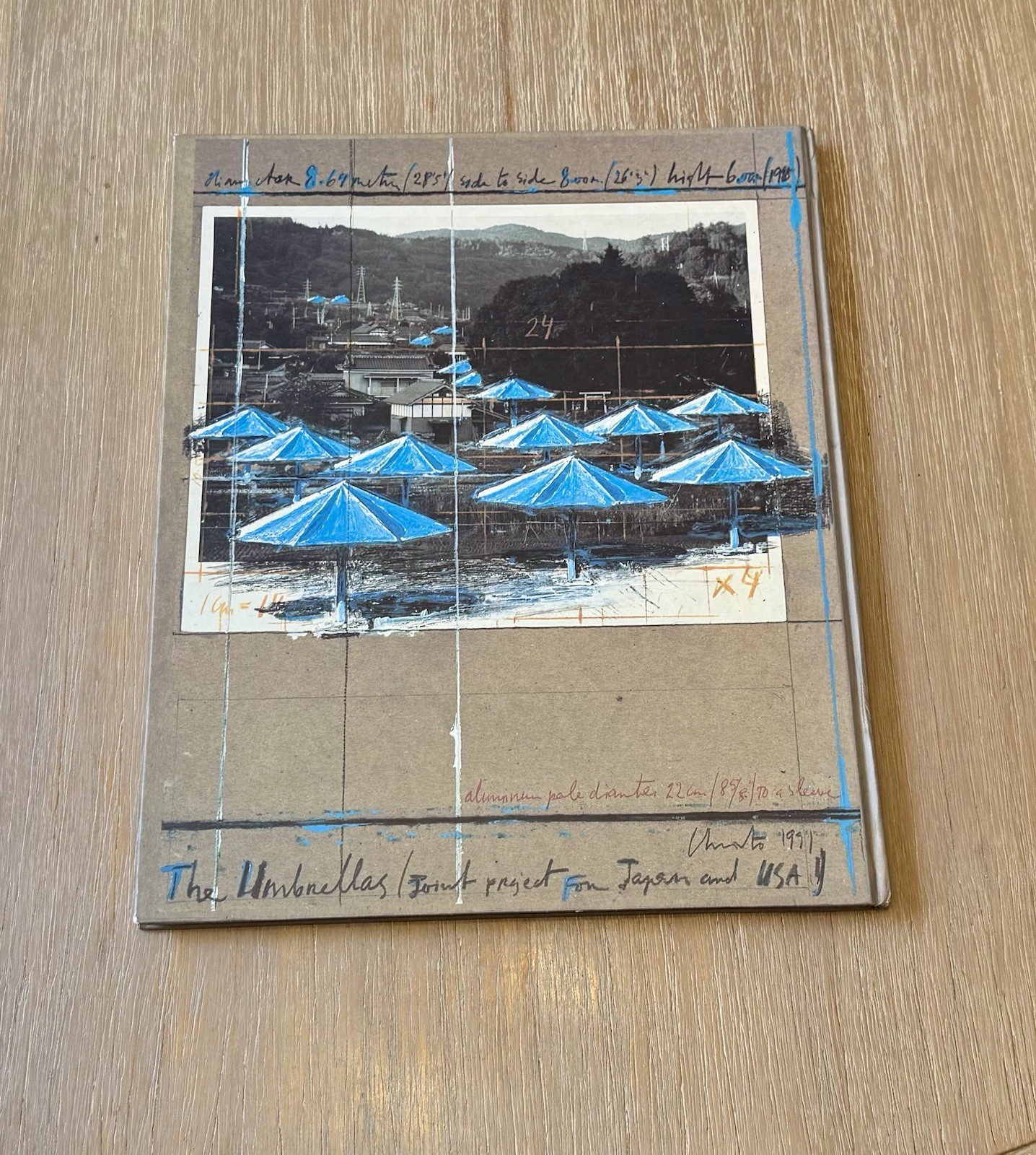 Accordion-Fold Book for the Umbrellas; Joint Project for Japan and U.S.A. 1991