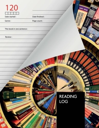 READING LOG: READER’S JOURNAL FOR 120 BOOKS | 124 PAGES | **BRAND NEW**