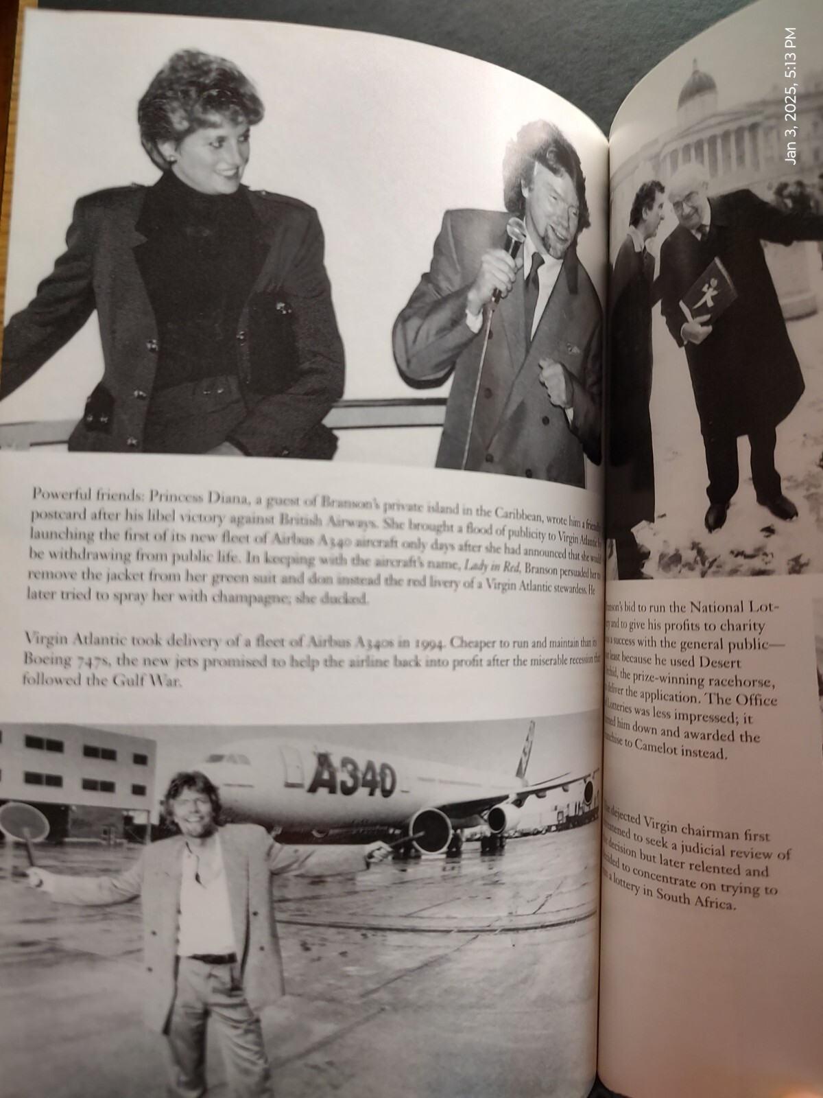 Richard Branson, Virgin King : inside Richard Branson’s Empire, 448 pages, ©1996