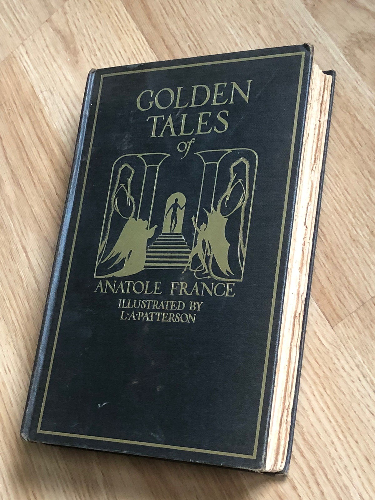 GOLDEN TALES OF ANATOLE FRANCE, 1927 Book L.A. Patterson RARE Uncut Pages