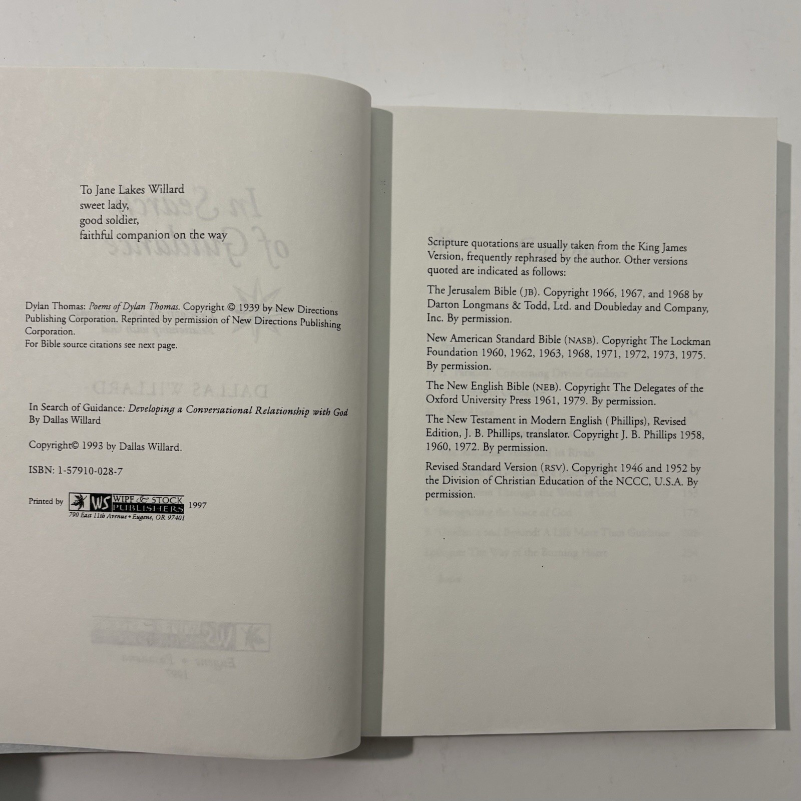 In Search of Guidance : Developing a Conversational Relationship with God 1993