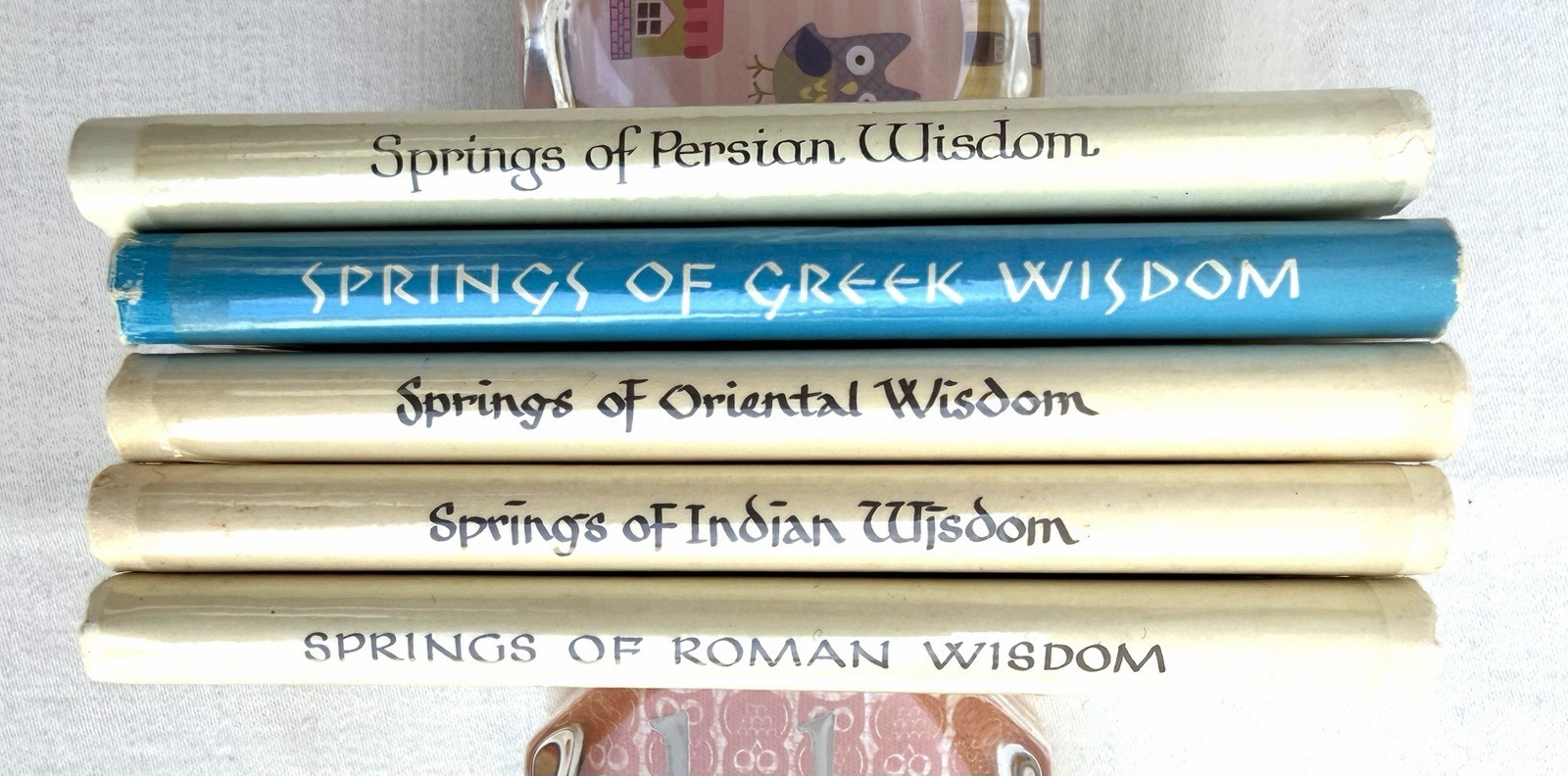 Rare 5 vol Set „Springs of Wisdom“ Vintage Series (1960s) Mini Book Near Fine