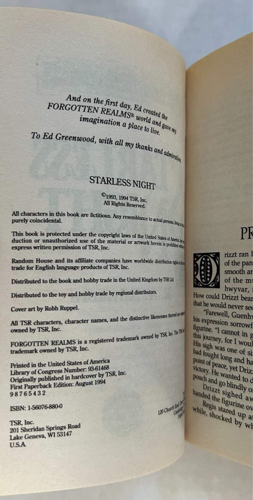 The Legacy, Starless Night, Siege of Darkness – Forgotten Realms, R.A. Salvatore
