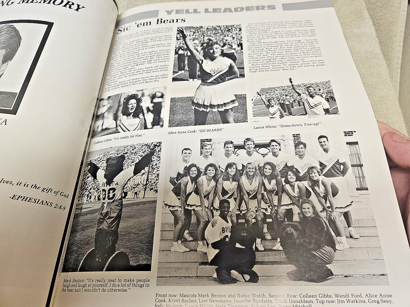 1991 Baylor University Yearbook, Waco Texas – ROUND-UP