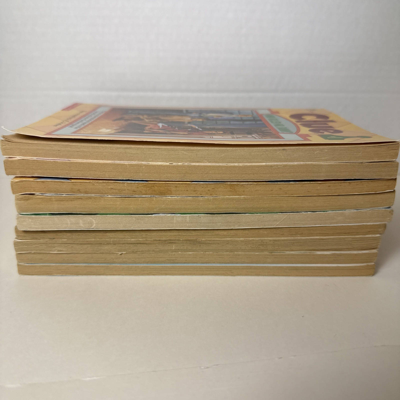 Lot of 9 Vtg. CLUE (1,3,4,8,10) & CLUE Jr. (1,3,5,6) A.E Parker Books 1990s
