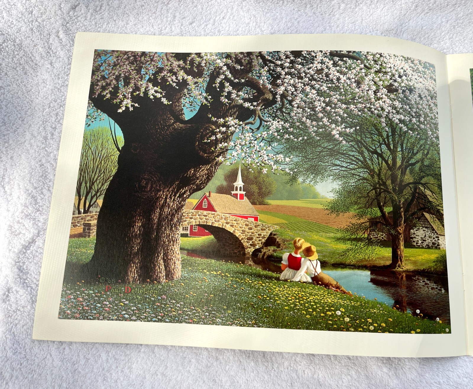 1977 Happy Memories By Paul Detlefsen 5 Prints 9″ X 12″ Inside Book # 1 NEW