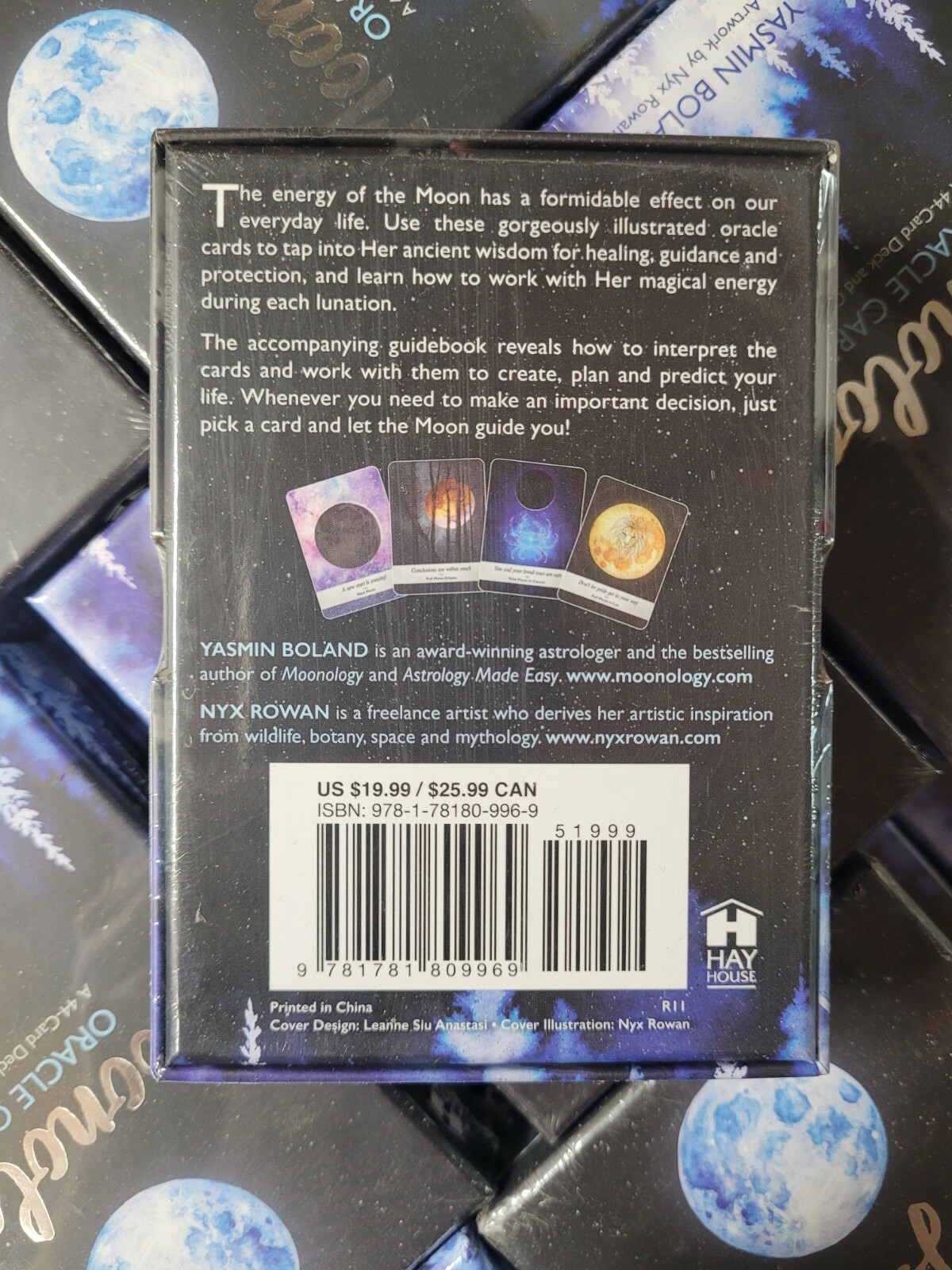Moonology Oracle Cards – 44-Card Deck & Guidebook – Yasmin Boland Astronomy -NEW