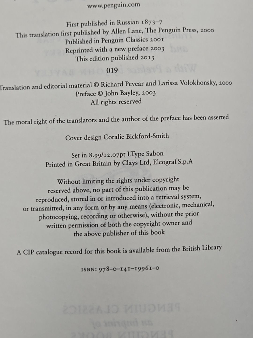 Anna Karinina By Leo Tolstoy, Hardcover, Penguin Classics, 2013