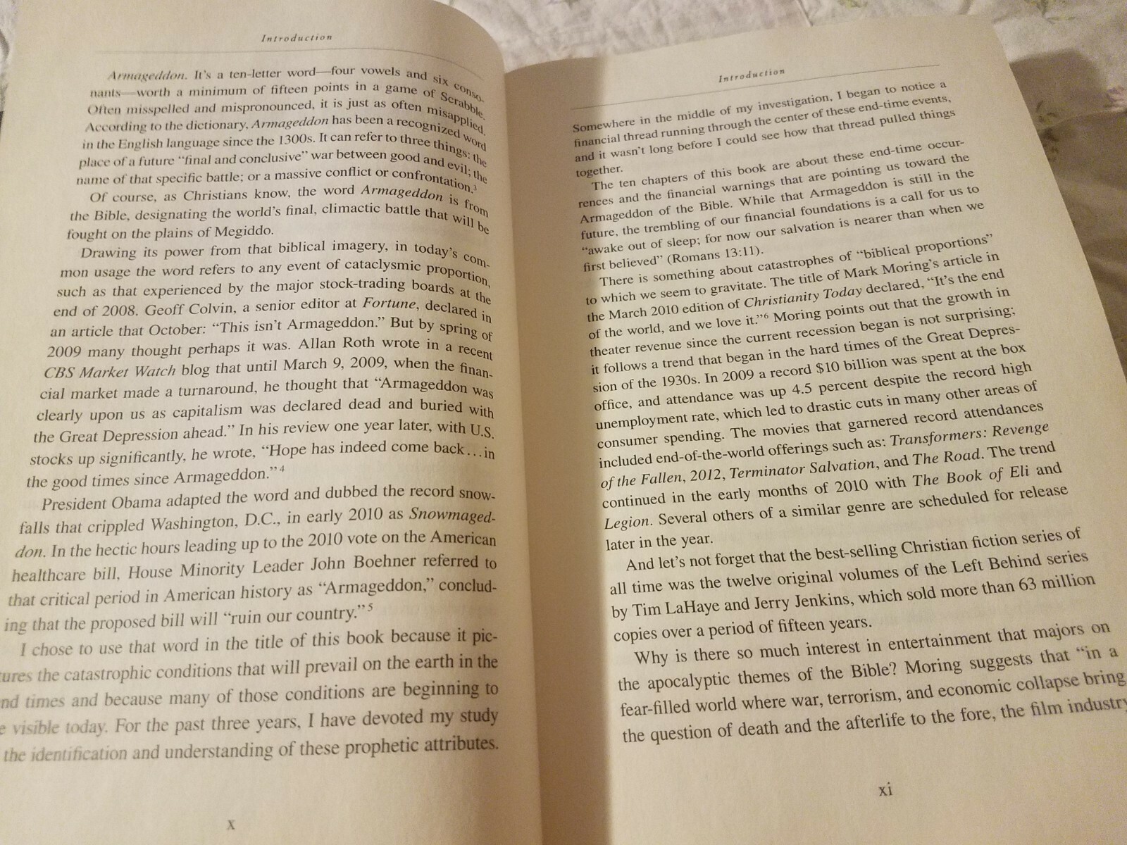 Dr. David Jeremiah The Coming Economic Armageddon Bible Prophecy 1st Ed HC/DJ