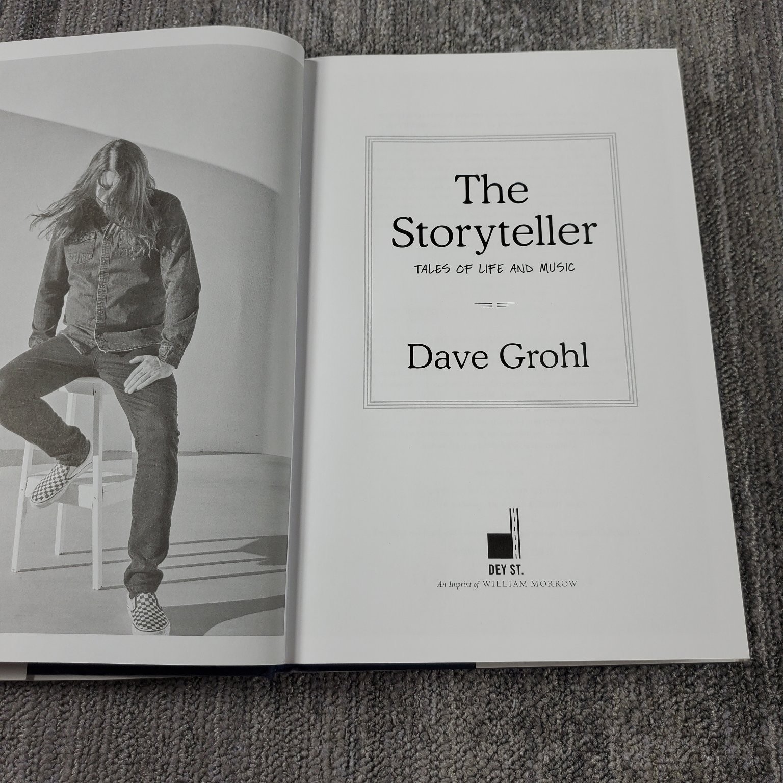The Storyteller Dave Grohl 2021 First Edition Memoir Music Dey St.