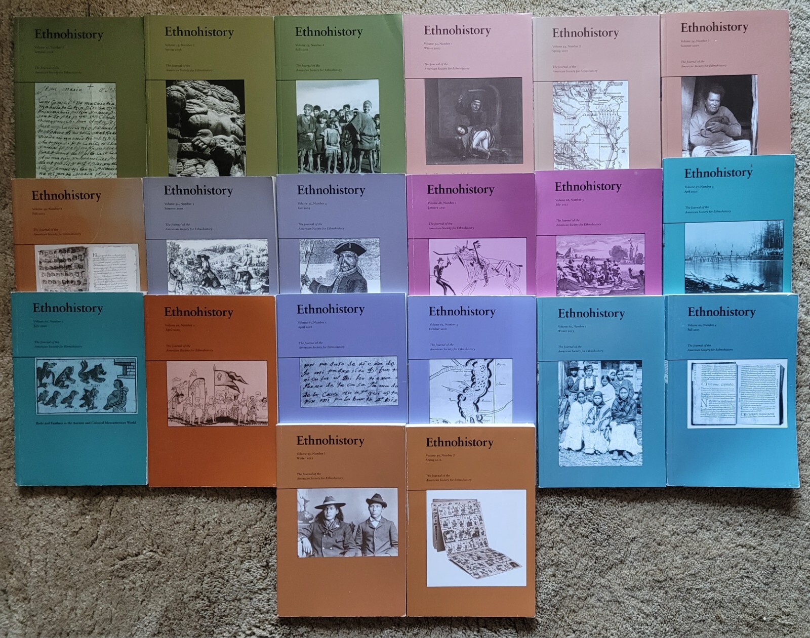 Ethnohistory (20 Volumes), Duke University Press (2005-2021) #1