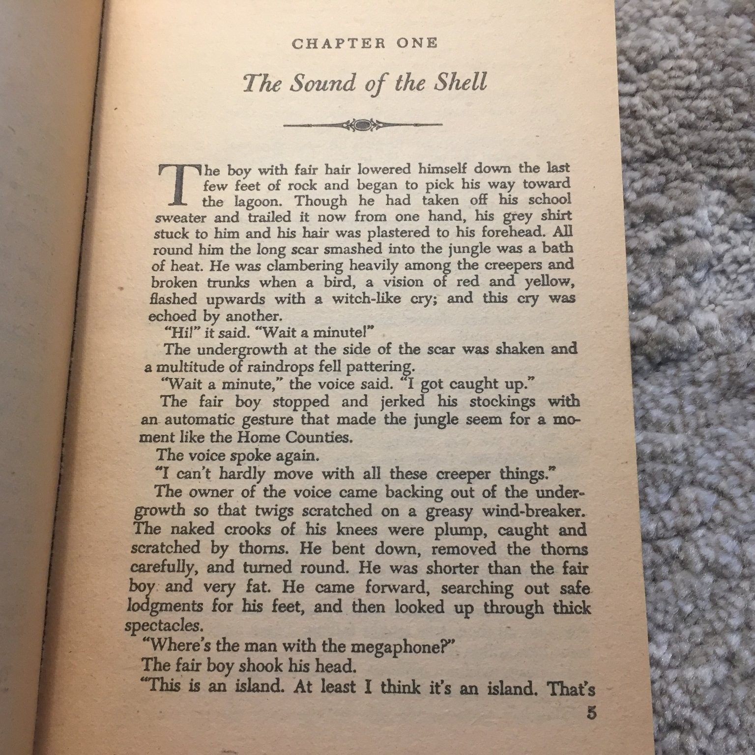 Lord of the Flies William Golding 1959 Capricorn Books Psychological Allegory