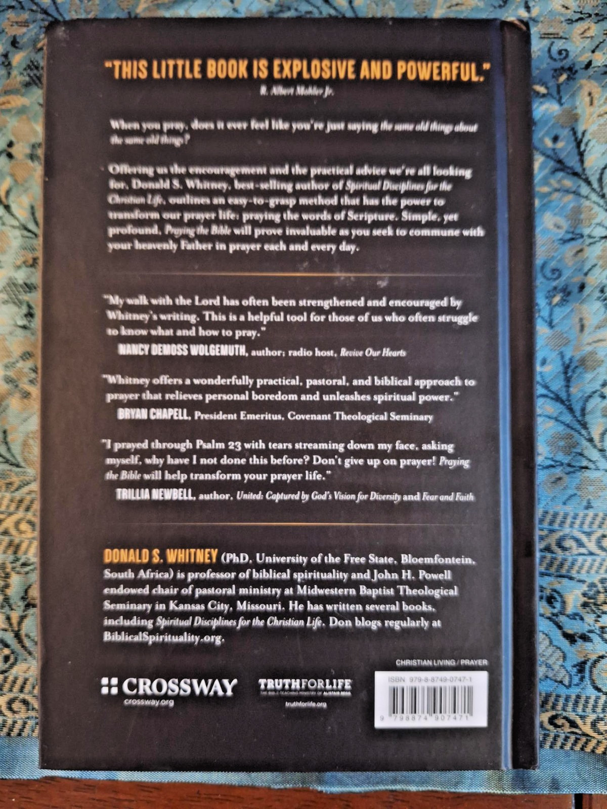 Praying the Bible by Donald S. Whitney (2015, Hardcover)