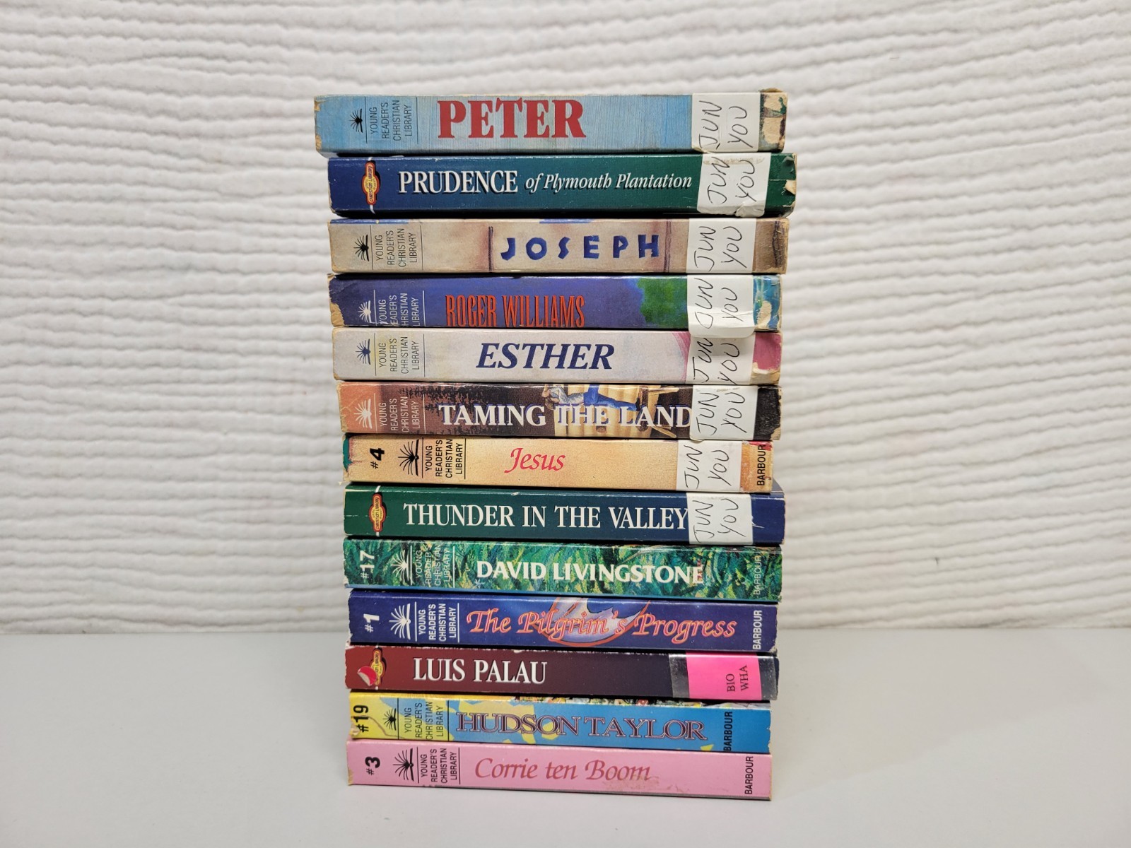Lot of 13 Young Reader’s Christian Library Illustrated Mini Story Books