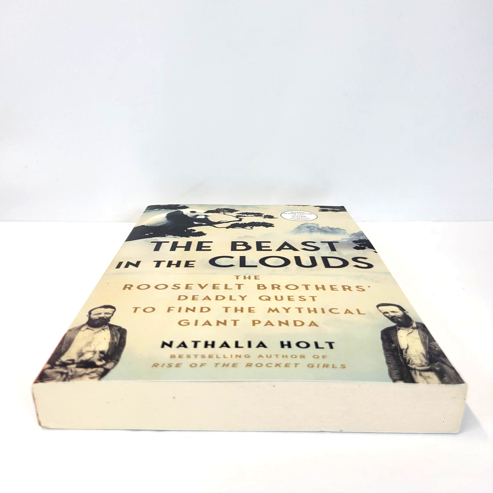 The Beast In The Clouds Nathalia Holt Atria Cream ARC Trade PB Panda Roosevelt