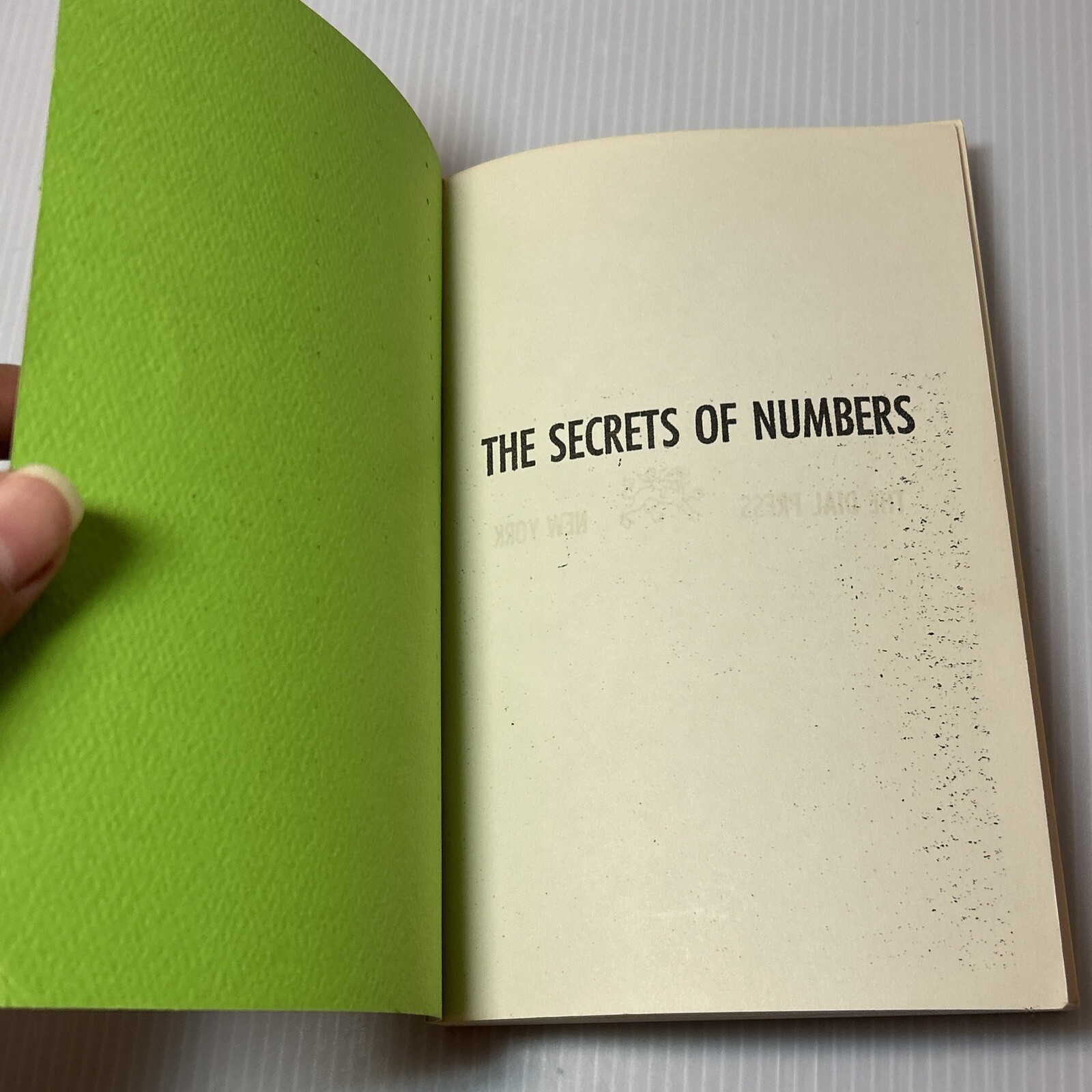 The Secrets of Numbers by Vera Scott Johnson & Thomas Wommack ~ VTG 1973 Occult