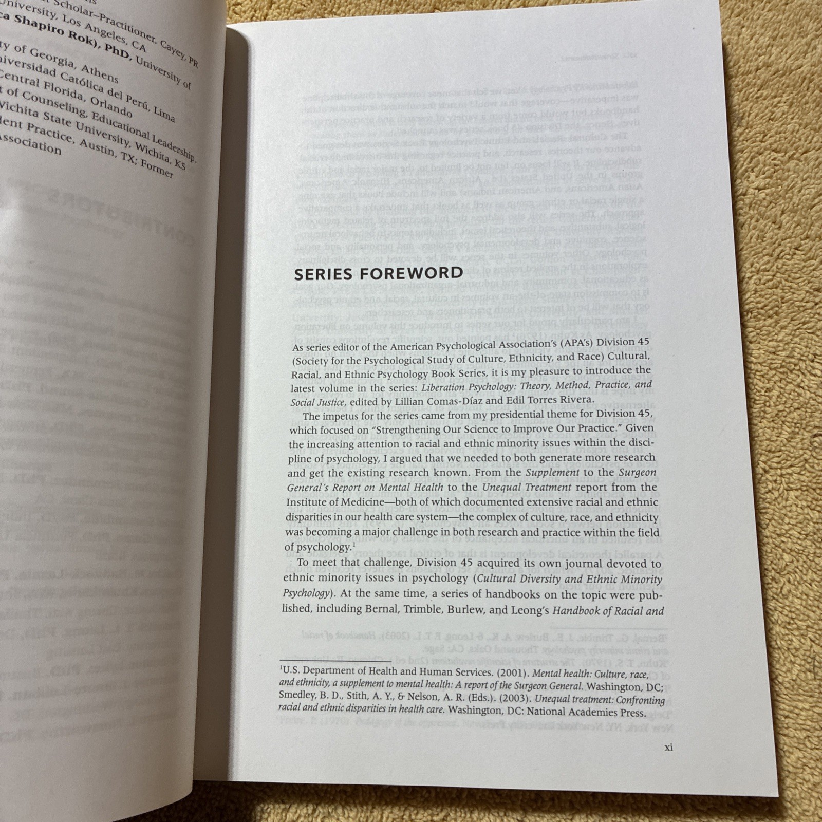 Liberation Psychology: Theory, Method, Practice, and Social Justice (Cultura…