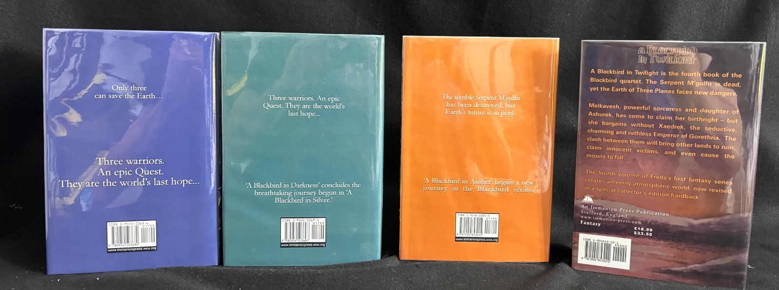 NEW RARE* Blackbird 1-4 HARDCOVER Fred Warrington Silver Darkness Amber Twilght
