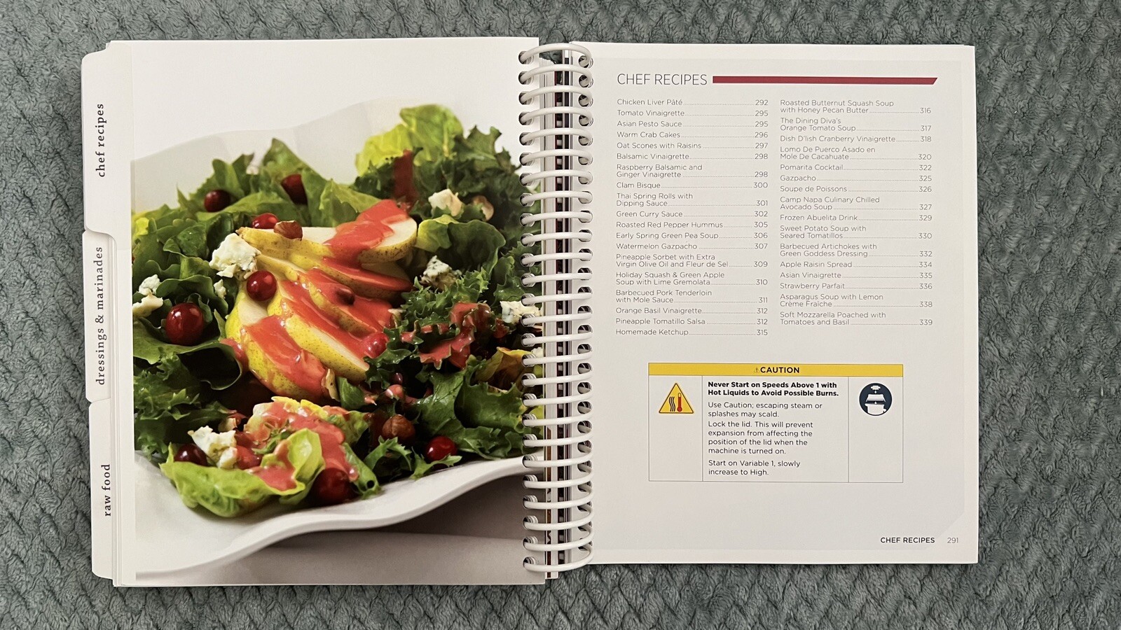 VITAMIX 6300 2012 SAVOR Recipes Vita-Mix Spiral Bound Cookbook