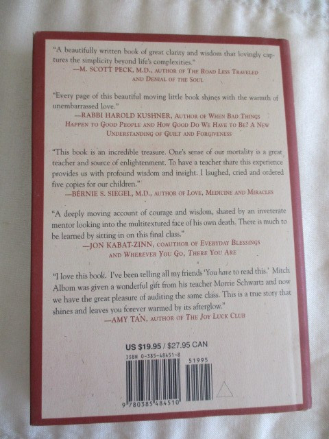 Tuesdays with Morrie: An Old Man, a Young Man, and Life’s Greatest Lesson SIGNED