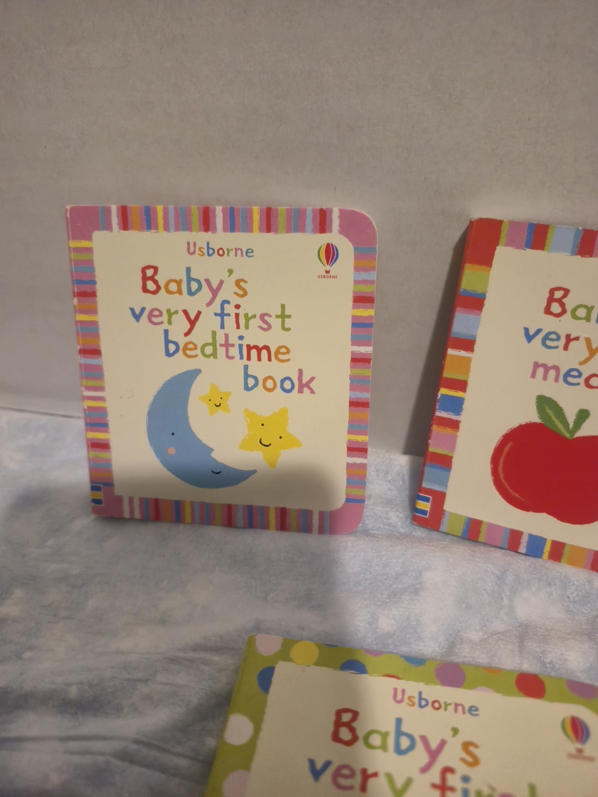 Usborne Baby’s Very First Bedtime Book Board Book Illustrated Under 2 Year 3pack