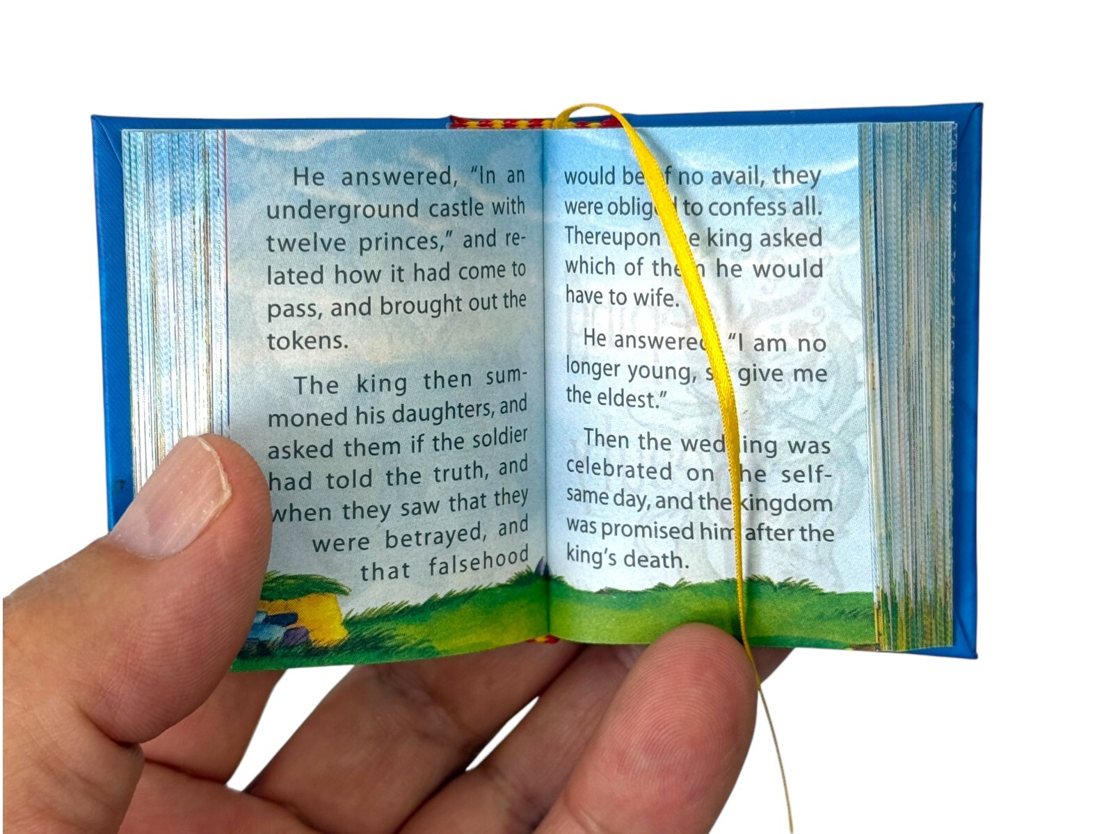 new Children’s Tales Vol I full color illustrated miniature book hardbound