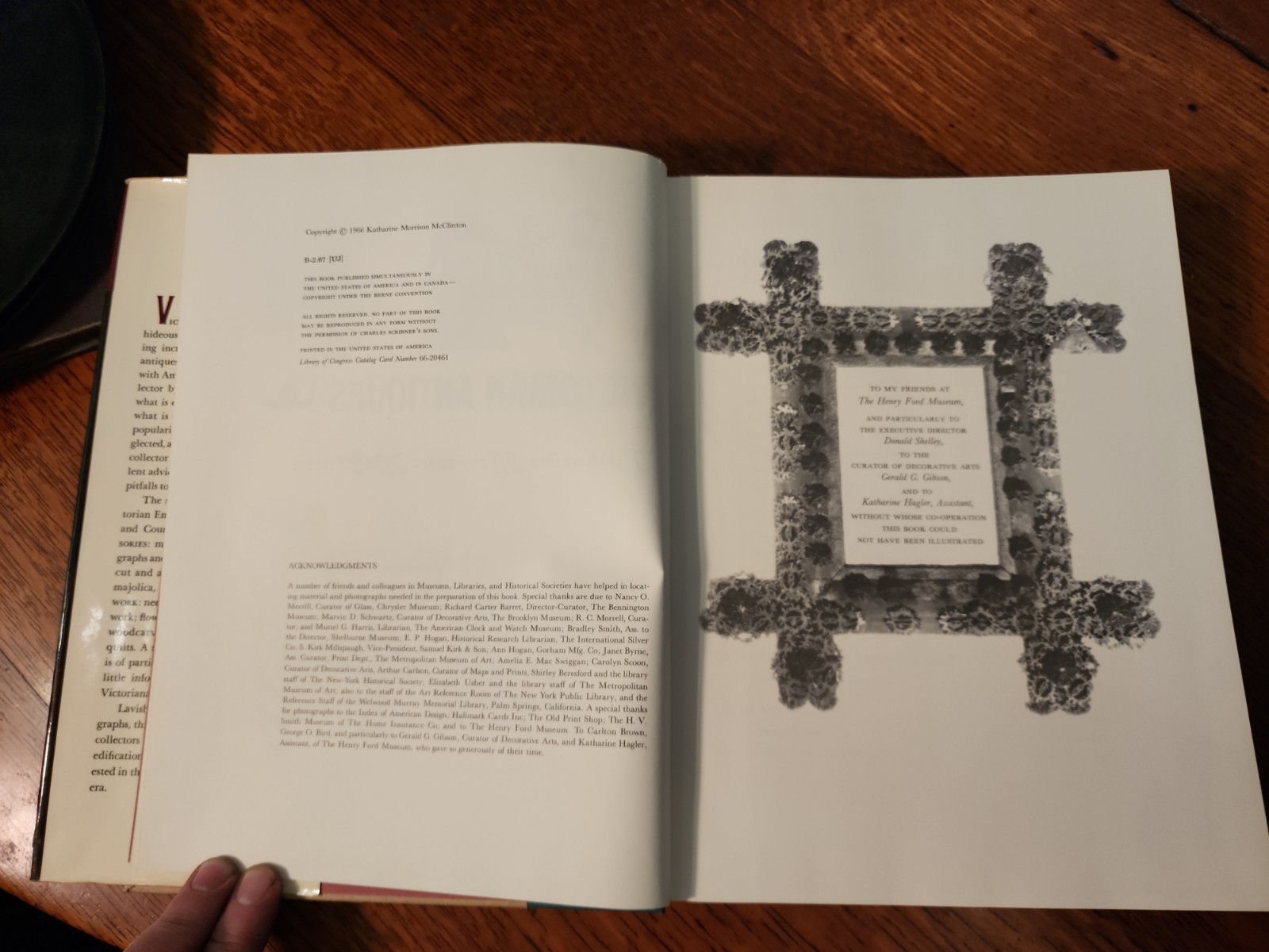 1966 Collecting American Victorian Antiques Hardcover Book 288 Pages