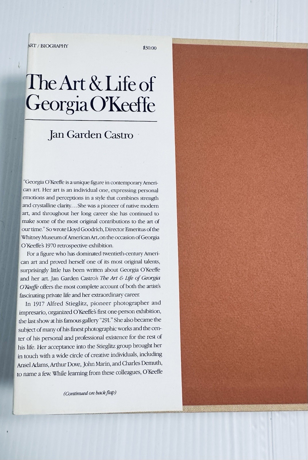 Georgia O Keeffe Art and Life Castro Book with 136 Color Illustrations Edition