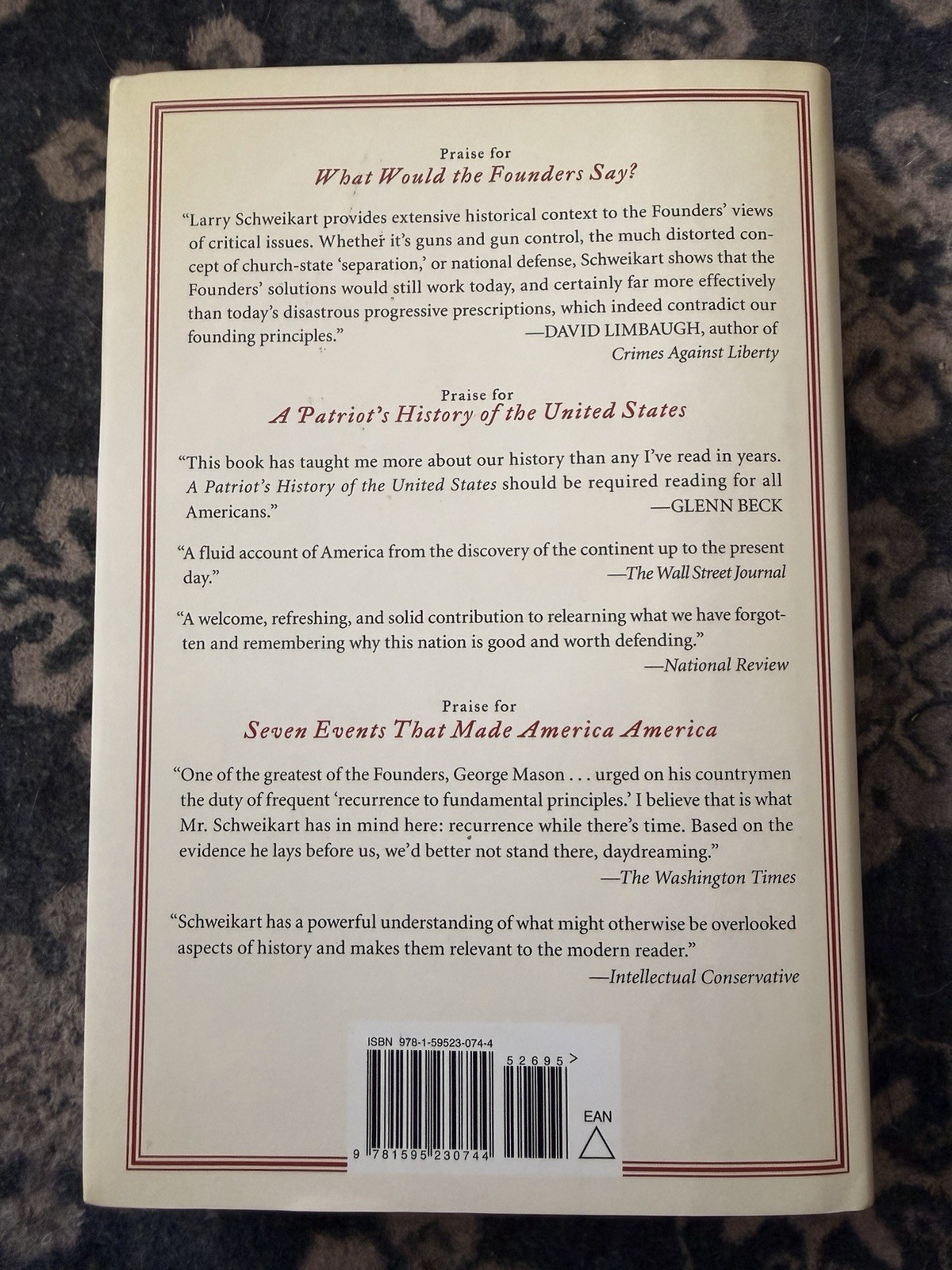 What Would the Founders Say? : A Patriot’s Answer to America’s Most Pressing…