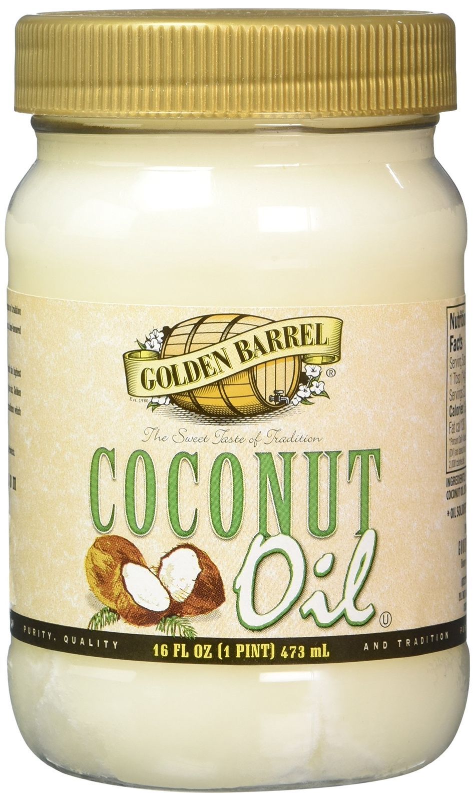 Coconut Oil for Health: 100 Uses for Coconut Oil + 16 oz. Jar of Coconut Oil