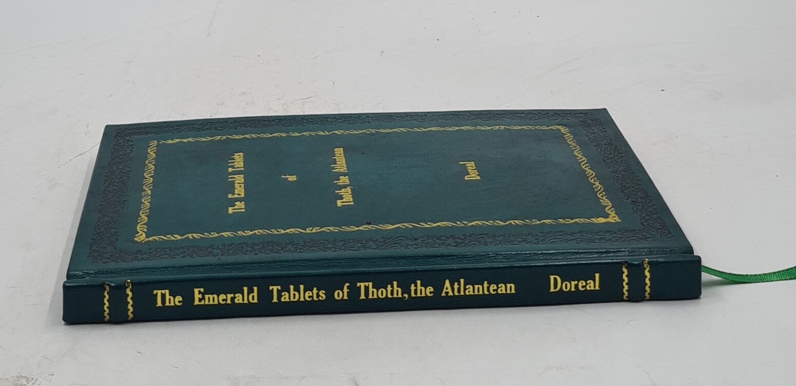 The Emerald Tablets of Thoth The Atlantean by Doreal [PREMIUM LEATHER BOUND]