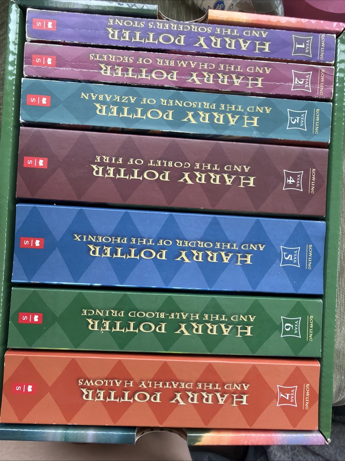 Harry Potter Paperback Boxset #1-7 by J. K. Rowling Damage To Box
