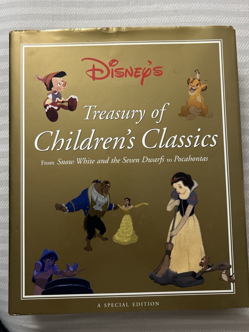 Disney Treasury of Childrens Classics From Snow White to Pocahontas 1997 HC