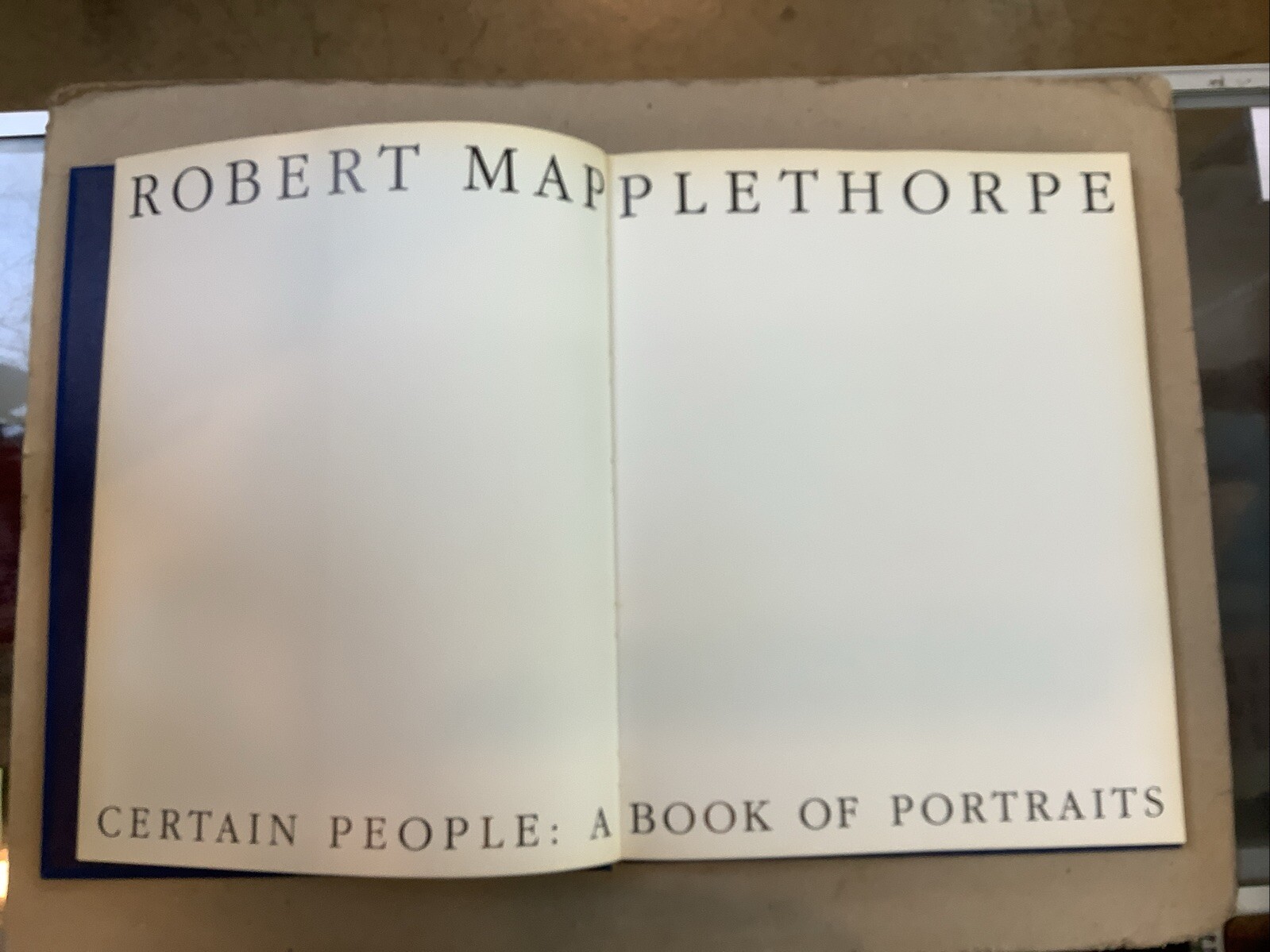 Robert Mapplethorpe: Certain People SIGNED HB DJ 1st Ed Twelvetrees Press 1985