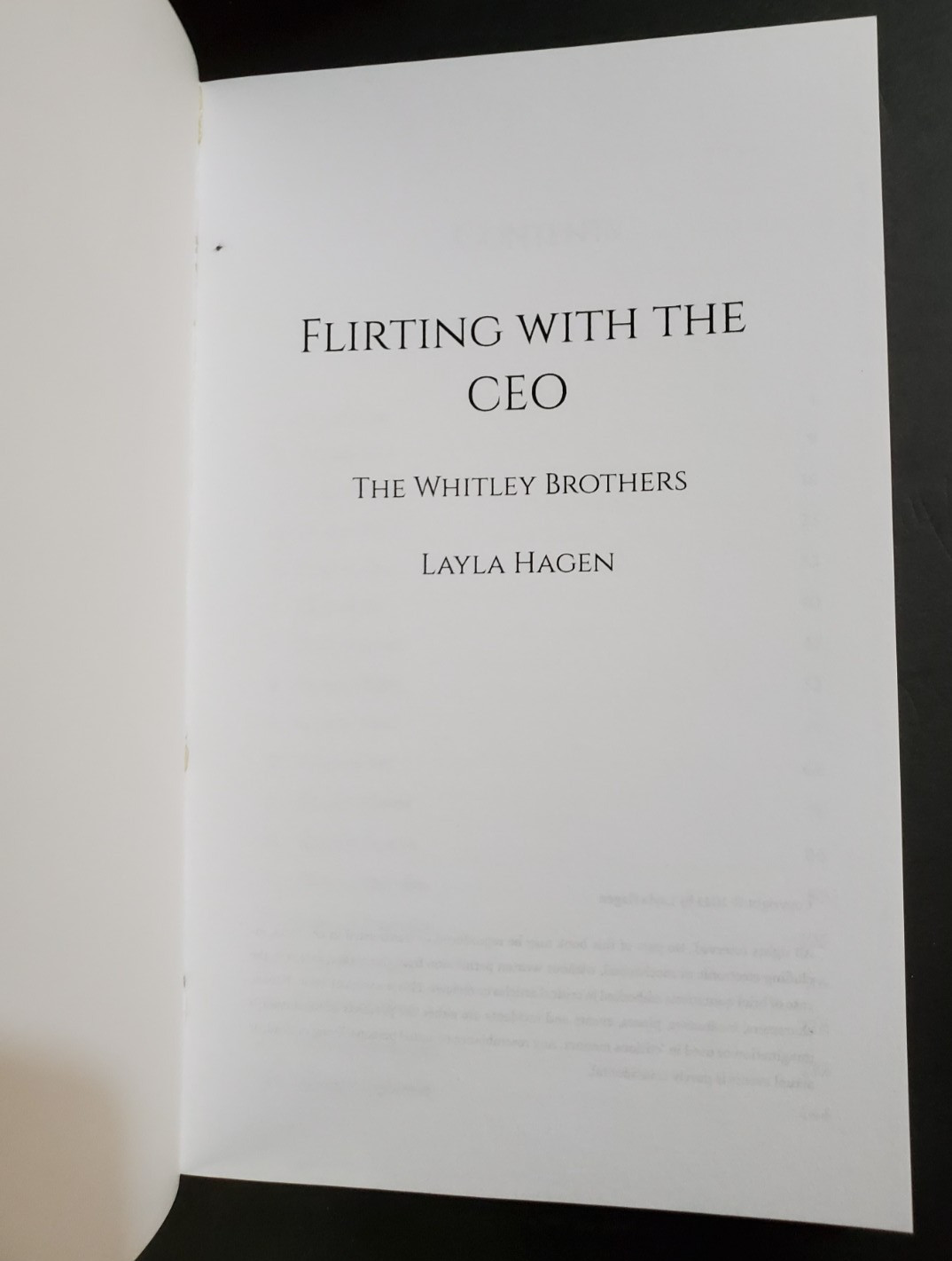 Whitley Brothers Paperbacks 1-4 Layla Hagen: Matchmaking/Kissing/Falling/Flirtin