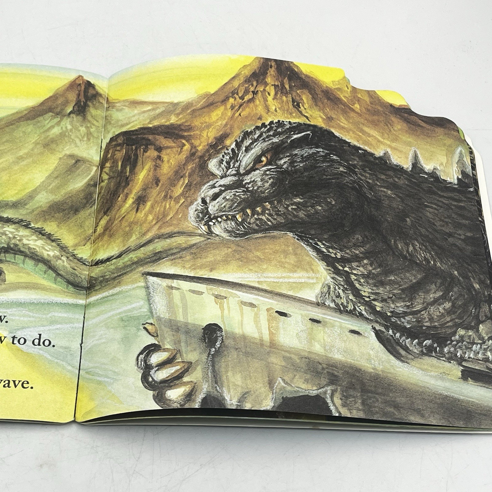 VTG 1998 Godzilla Likes to Roar! Bob Eggleton Milliron Rare Book Rodan Anguirus
