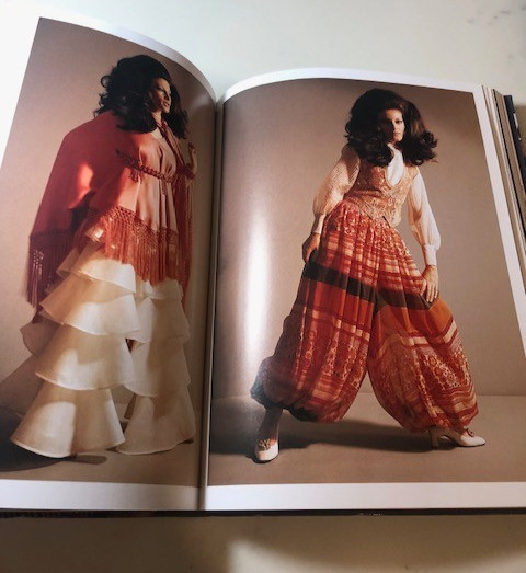 Fashion in the ’70s 1970 1970s hippy chic peasant retro disco punk book couture