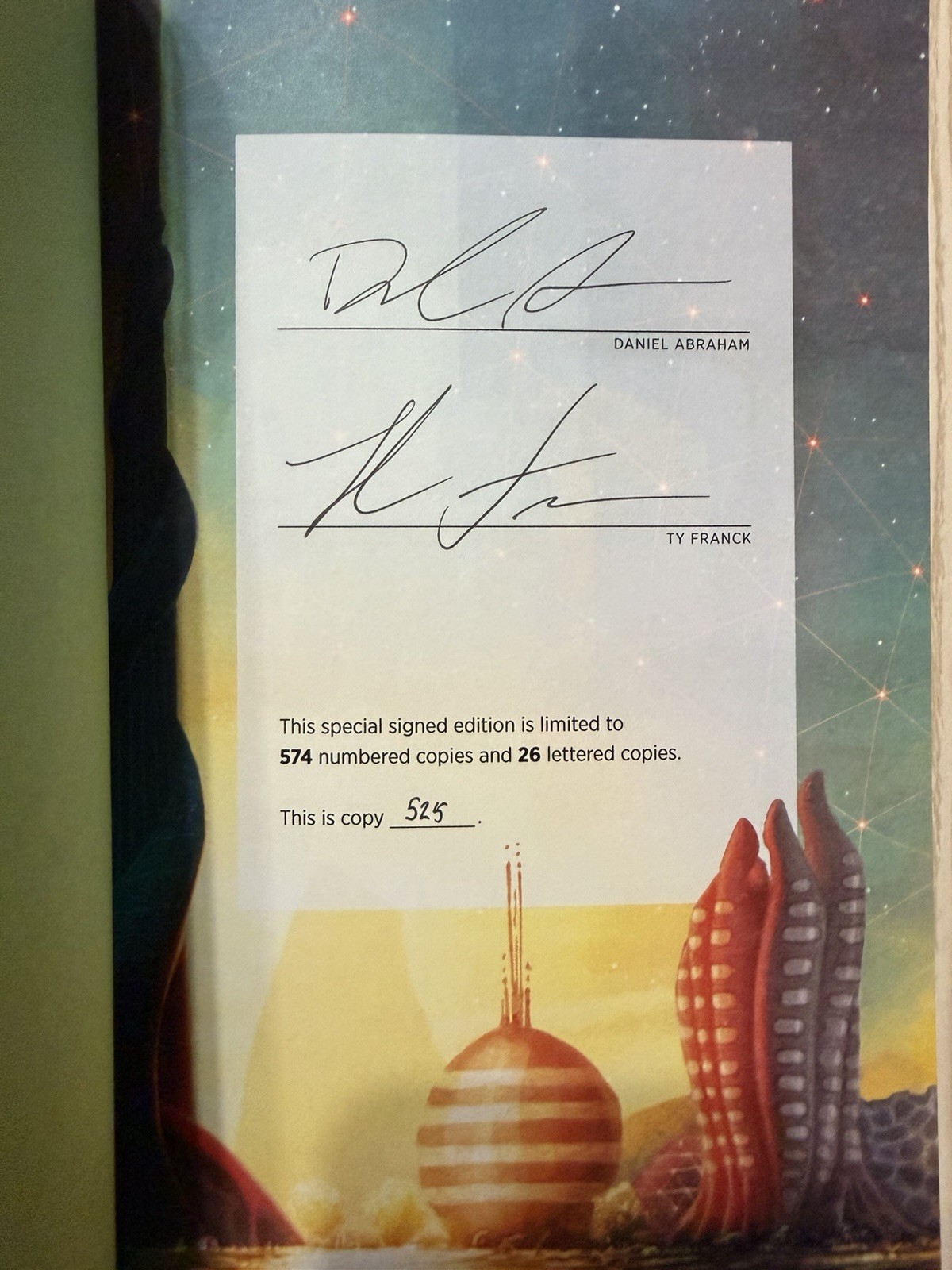 The Mercy of Gods James S. A. Corey SIGNED NUMBERED Limited Subterranean Press