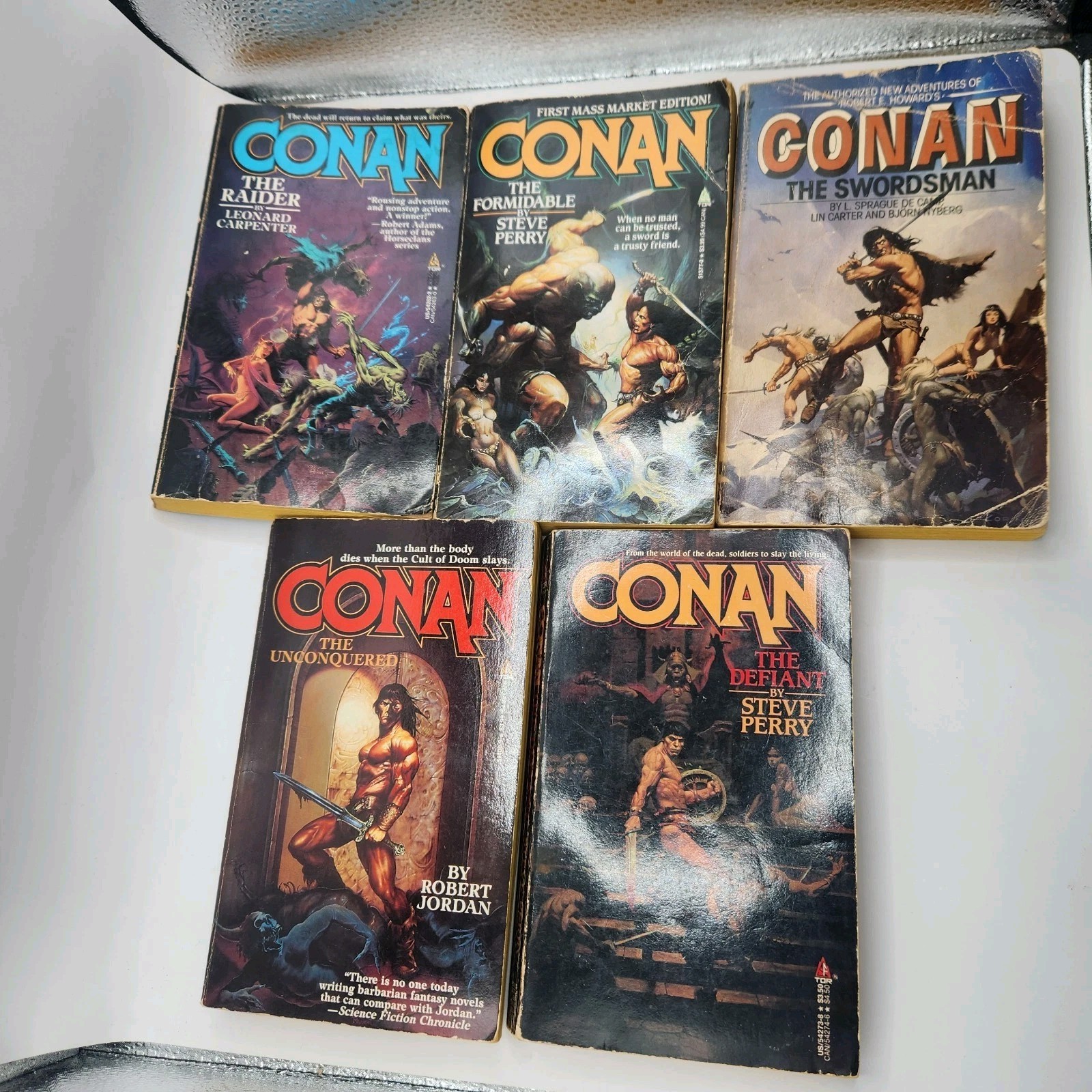 Lot Of 5 – Conan The Barbarian Trade Paperback Books PB Good Condition With Wear