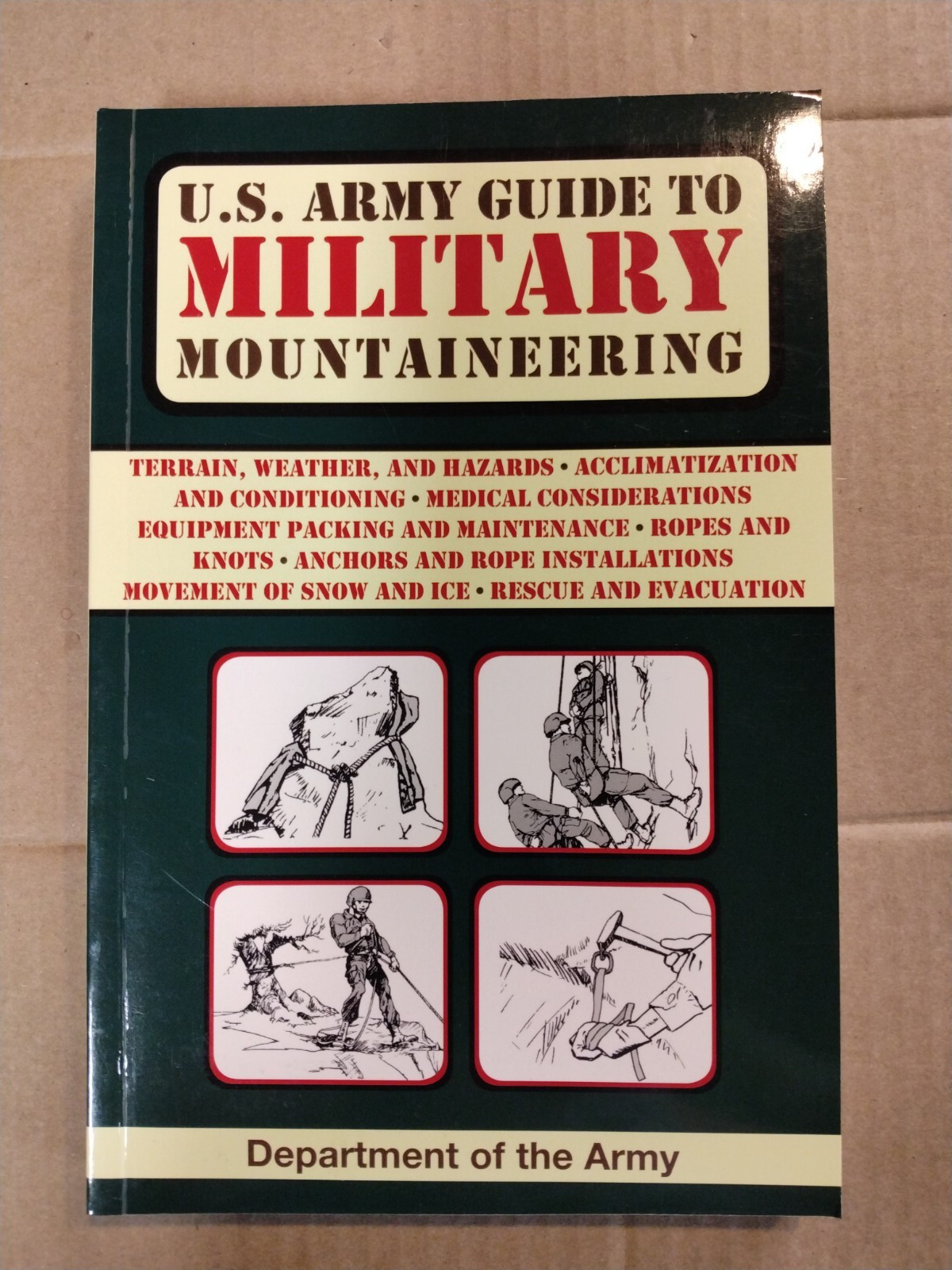 U.S. Army Guide to Military Mountaineering (US Army Survival)