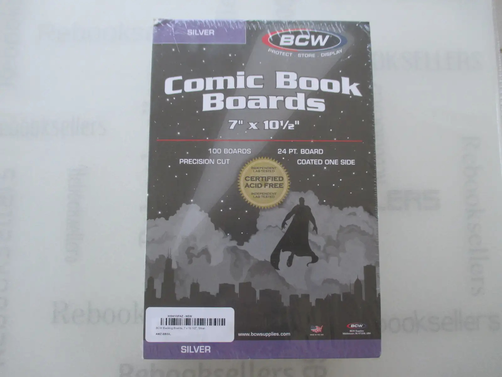BCW Silver Comic Book Backing Boards 7″ x 10.5″ – 100 Pack | Certified Acid-Fr..