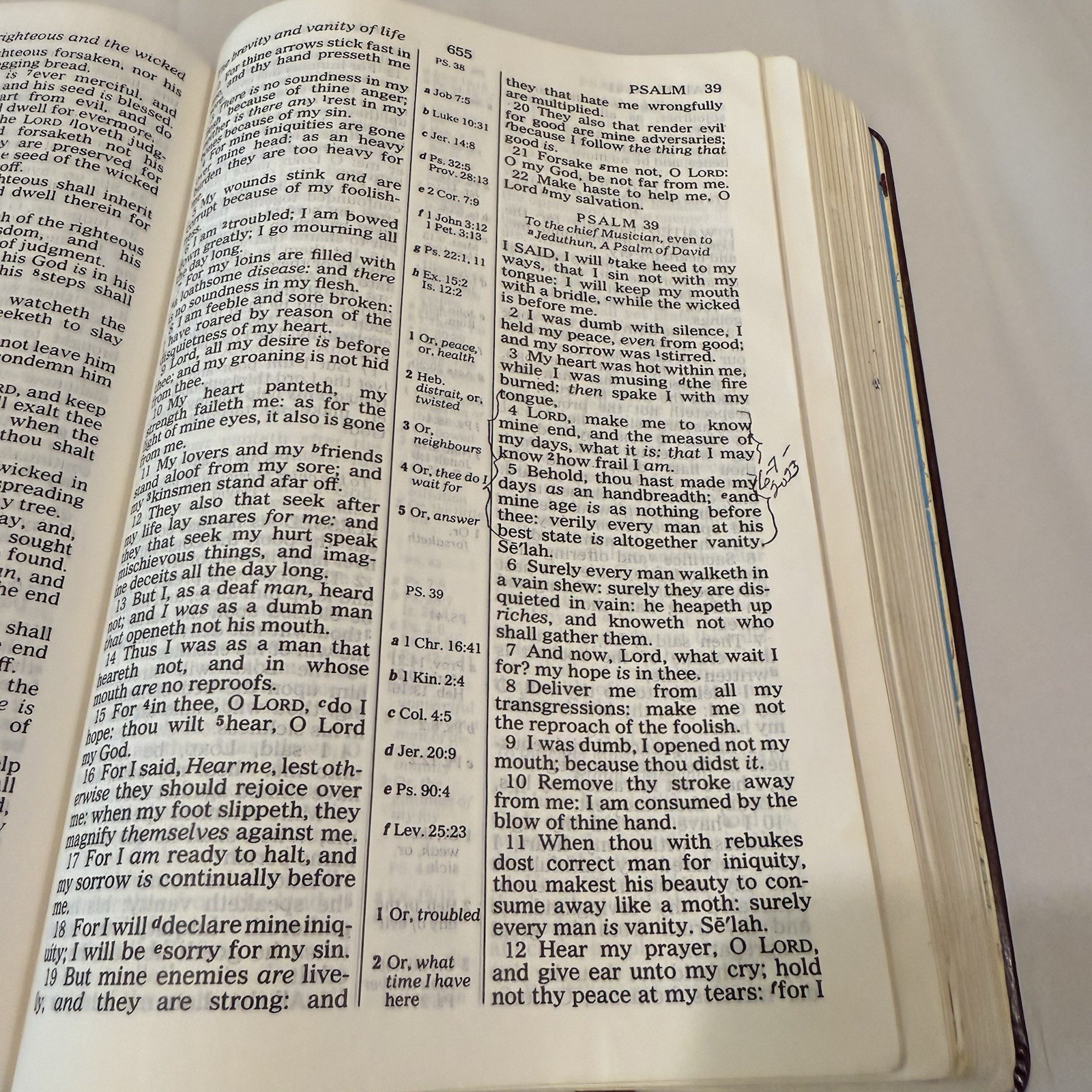 Vtg Holy Bible King James Version Kenneth Copeland Reference Edition Leather KJV