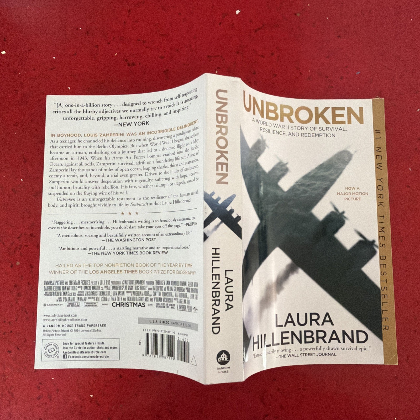 Unbroken by Laura Hillenbrand (2014, Paperback)