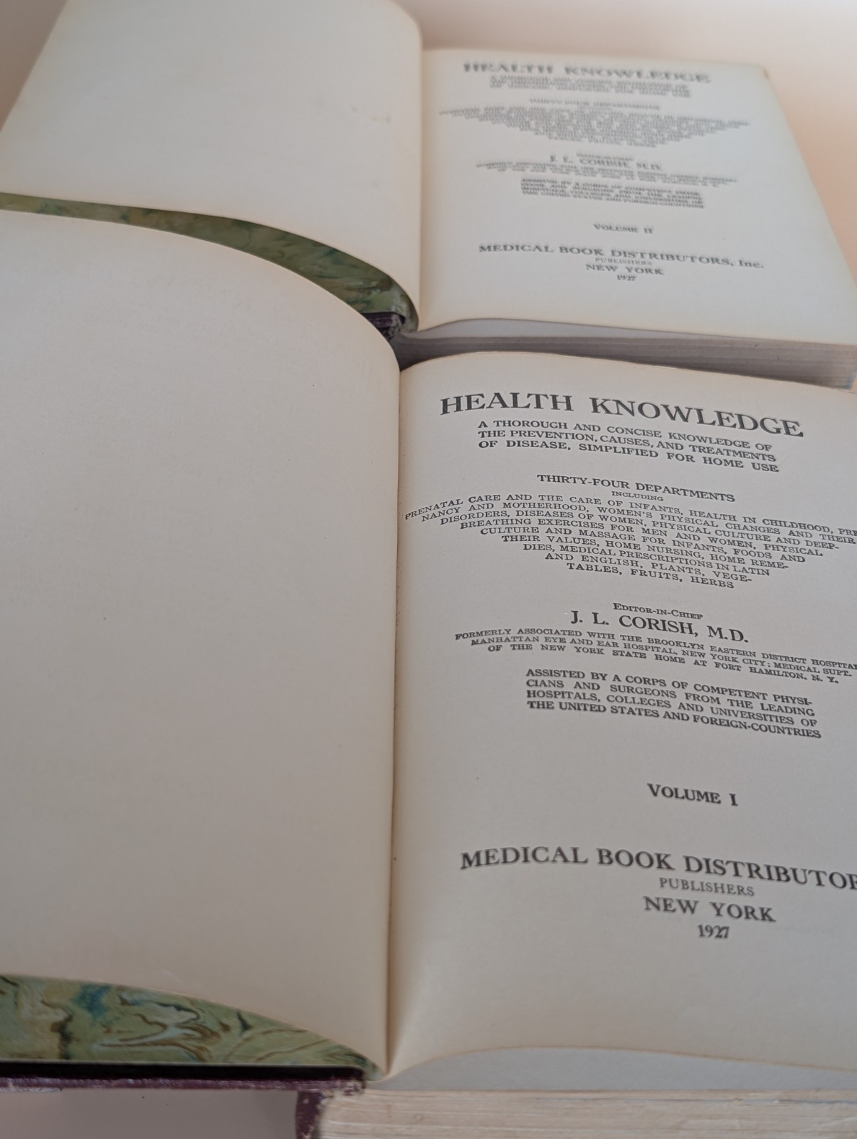 Health Knowledge 2 Vol Set 1927 Medical Anatomy Flap Illustrations Corish